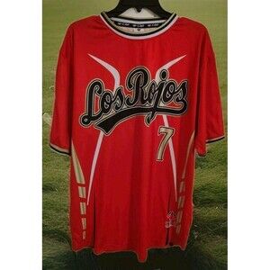 Los Rojos Jersey #7 Arnaldo Size XL Cap Sports Wear BCA